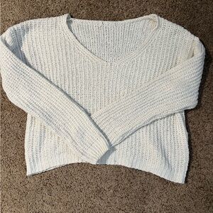 Brand unknown but really cute white sweater
